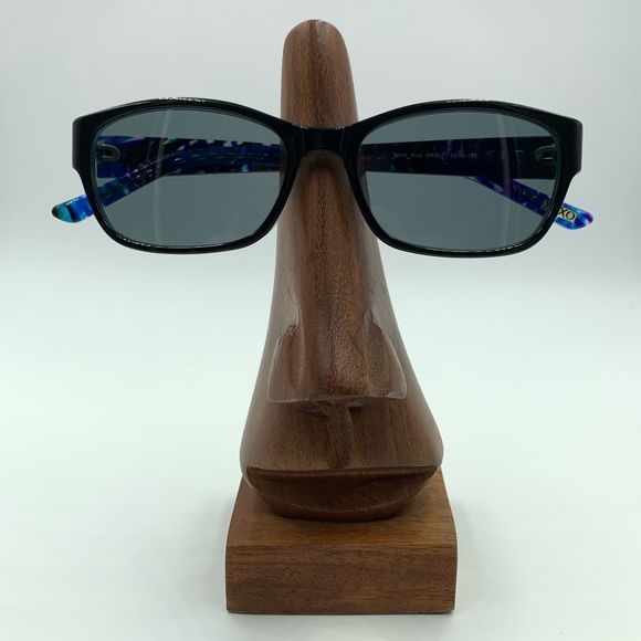 XOXO Black Blue Oval Sunglasses Frames - Picture 1 of 7